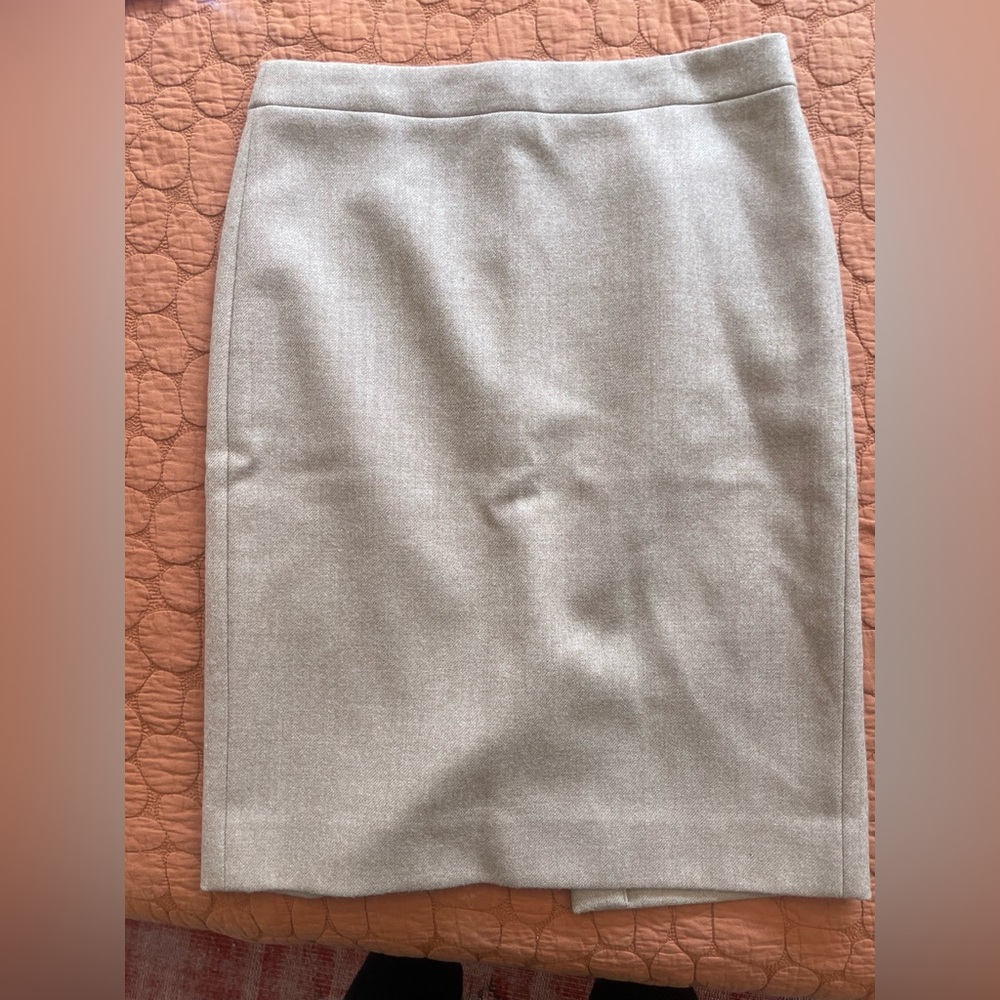 TAN 💯 wool No.2 Pencil Skirt- J. Crew